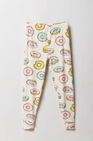 Girls Printed Plush Pajama Pant