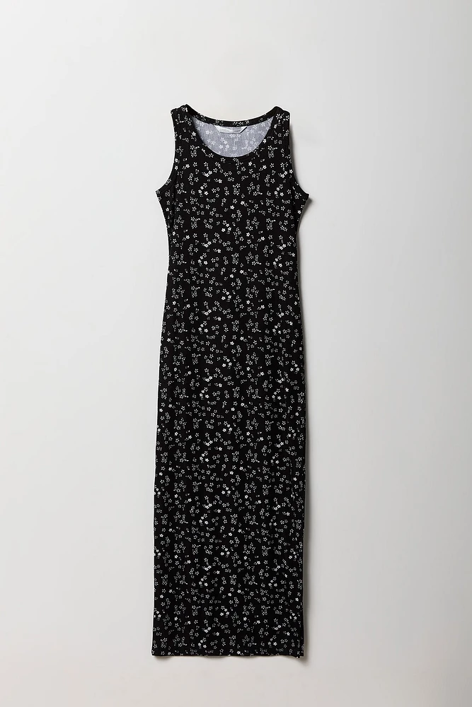 Robe-camisole maxi côtelée pour filles