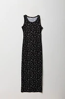 Robe-camisole maxi côtelée pour filles