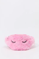 Sac-ceinture en forme de personnage similifourrure pour filles