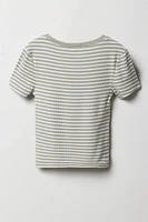 Girls Ribbed T-Shirt