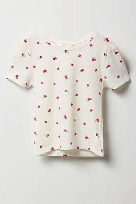 Girls Ribbed T-Shirt