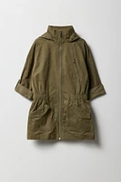 Girls Longline Anorak Jacket