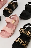 Girls Velcro Platform Sandal