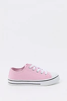 Girls Lace Up Low Top Platform Sneaker