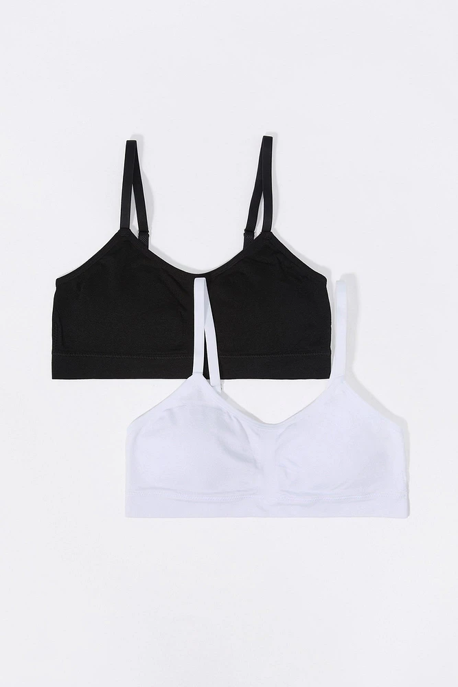 Girls Seamless Bralette (2 Pack)