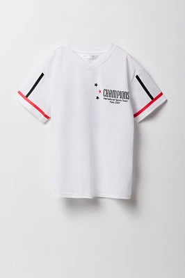 Girls Graphic Mesh Jersey