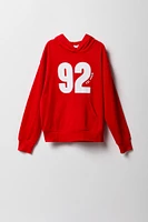 Girls Active City Graphic Soft Fleece Hoodie