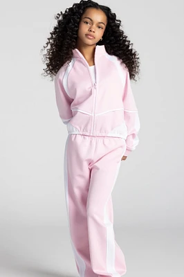 Blouson à glissière et blocs de couleurs Active pour filles