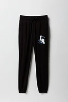Girls Active City Graphic Soft Fleece Jogger