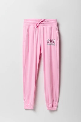 Jogger Active en molleton doux avec imprimé City pour fille