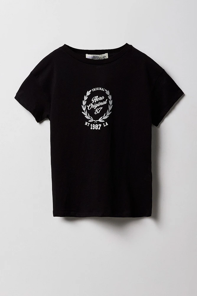 T-shirt à imprimé Aero Original pour fille