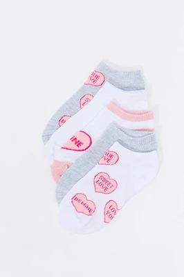 Socquettes tendance pour fille (5 paires