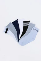 Chaussettes rayées à imprimé City (7 paires)