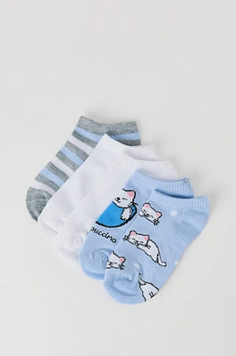 Socquettes tendance pour fille (5 paires