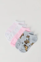 Girls Trendy Ankle Socks (5 Pack)