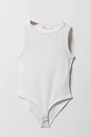 Maillot camisole côtelé pour filles