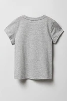 T-shirt à imprimé de boucle Canada pour filles