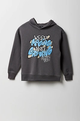 Kids Graffiti Graphic Fleece Hoodie