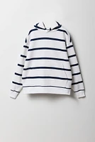 Kids Striped Fleece Hoodie