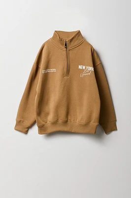 Kids West Coast Graphic Quarter Zip Sweatshirt
