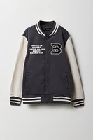 Kids City Graphic Fleece Varsity Jacket