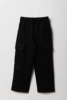 Pantalon d'entraînement cargo en molletton pour garçon