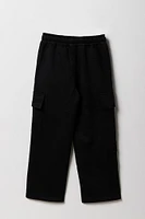 Pantalon d'entraînement cargo en molletton pour garçon