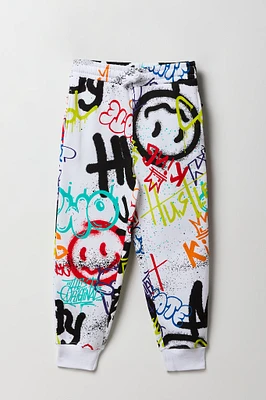 Jogger à imprimé graffitis pour enfants