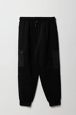 Kids Fleece Zipper Pocket Jogger