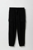 Kids Fleece Cargo Jogger