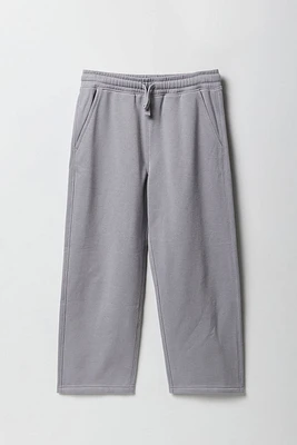Pantalon d'entraînement à jambe large en molleton pour garçon