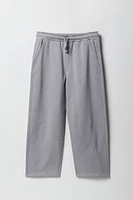 Pantalon d'entraînement à jambe large en molleton pour garçon