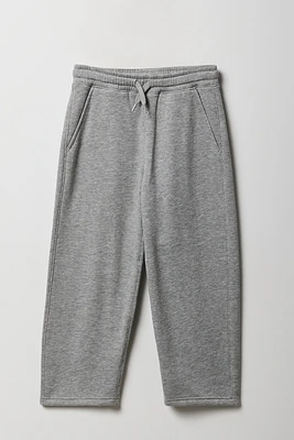 Pantalon d'entraînement à jambe large en molleton pour enfants