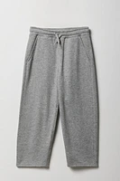 Pantalon d'entraînement à jambe large en molleton pour enfants