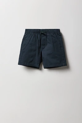 Boys Solid Drawstring Short