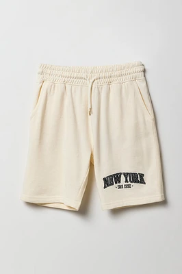 Boys LA Graphic Fleece Short