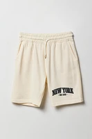 Boys LA Graphic Fleece Short