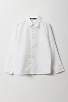 Chemise habillée en popeline pour garçon