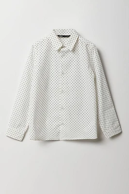 Boys Poplin Dress Shirt