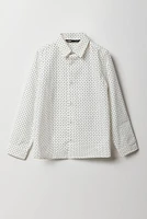 Boys Poplin Dress Shirt