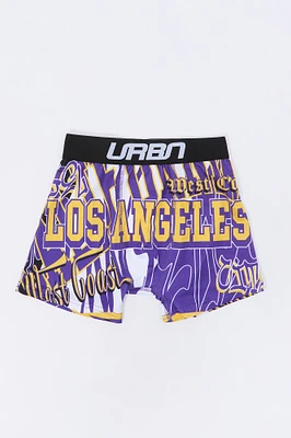 Culotte boxeur à imprimé équipe de basketball pour garçons