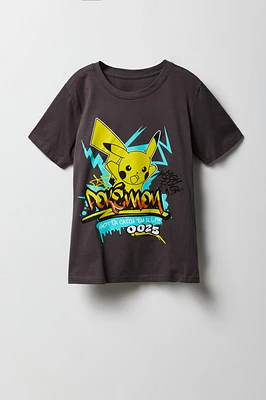 T-shirt à imprimé Pokémon pour enfants