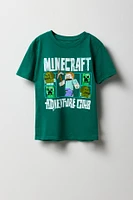 T-shirt à imprimé Minecraft Adventure Club pour enfants
