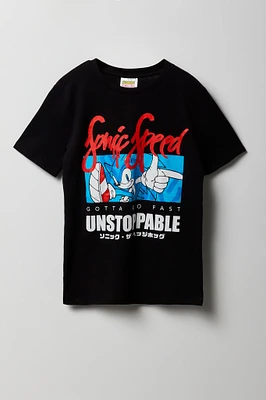 Kids Sonic Speed Graphic T-Shirt