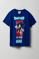 T-shirt à imprimé Sonic Top Speed pour enfants