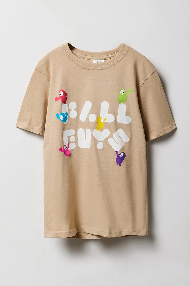 T-shirt à imprimé Fall Guys pour enfants