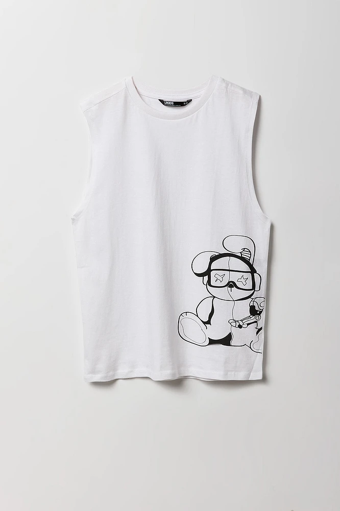 Boys Bunny Graphic Tank