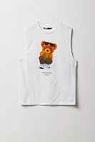 Boys Bear Graphic Tank