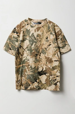 Boys Camo Print T-Shirt